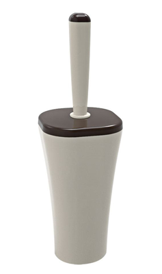 Organizare si curatenie - RAKI PAPILLON Perie WC cu suport bej plastic 11,2x11,2xh35,2cm