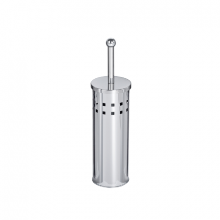 Organizare si curatenie - RAKI Perie WC cu suport cromat cu gauri 9,7xh38,4cm