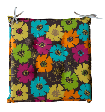 Perne - RAKI Perna pentru scaun 45x45x5cm cu decor (D02)