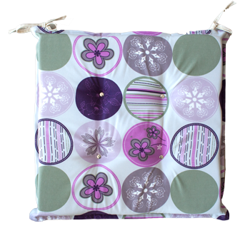 Perne - RAKI Perna pentru scaun 45x45x5cm cu decor (D03)