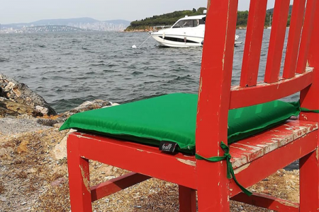 RAKI Perna scaun 45x45xh4cm verde [1]