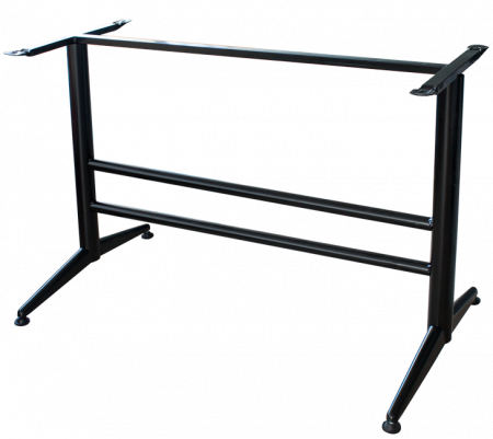 Mese - RAKI Picior, baza din metal pentru blat dreptunghiular negru clasic 105x48xh72cm
