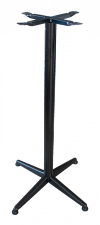 Mese - RAKI Picior, baza din metal pentru masa bar negru clasic h105cm