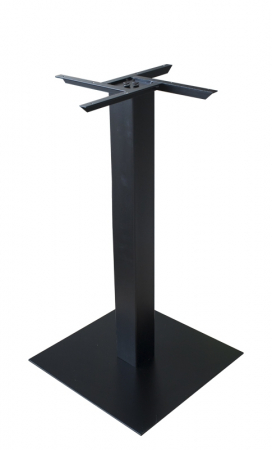 Produse - RAKI Picior, baza metalica pentru masa cu blat patrat sau rotund 45x45xH110cm negru