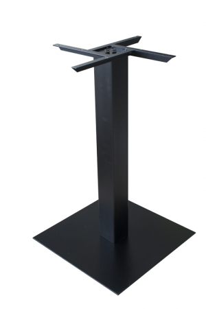 Produse - RAKI Picior, baza metalica pentru masa cu blat patrat sau rotund 45x45xH72cm negru