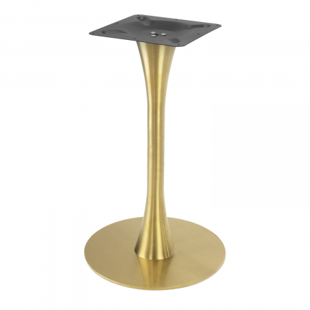 Produse - RAKI Picior metalic pentru masa, D45xh72cm, baza rotunda, auriu