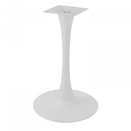 Produse - RAKI Picior pentru masa metalic alb, D51xh72cm, baza rotunda