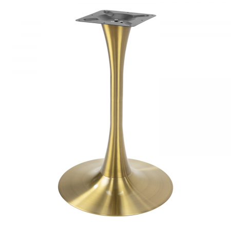 Produse - RAKI Picior pentru masa metalic auriu, D51xh72cm, baza rotunda