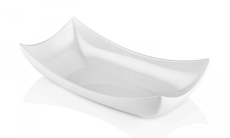 Platouri si boluri melamina - RAKI Platou bufet dreptunghiular, 28x15xh7cm, melamina alba