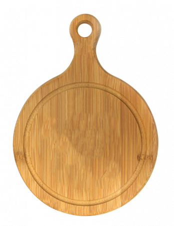 Servirea mesei - RAKI Platou din bambus rotund cu maner 15cm