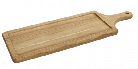 Platouri lemn - RAKI Platou din lemn cu maner pentru servit 49x17xh2cm