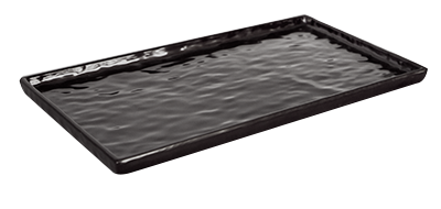 Produse - RAKI Platou melamina servire dreptunghiular, 32,5x17,7cm, negru