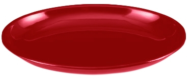 Platouri si boluri melamina - RAKI Platou oval 40,5x29,5xh5cm, rosu