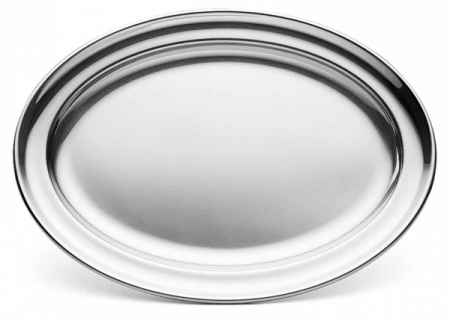 Platouri si boluri inox - RAKI Platou oval inox, pentru servire, 46cm