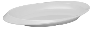 Platouri si boluri melamina - RAKI Platou oval melamina prezentare, 40x26xh4cm, alb