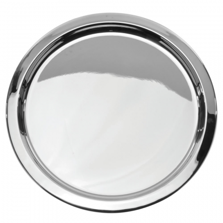 Platouri si boluri inox - RAKI Platou rotund inox, pentru servire, D51cm