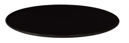 Platouri si boluri melamina - RAKI Platou rotund melamina, D32,5xh1cm, negru