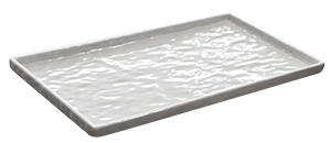 Produse - RAKI Platou servire dreptunghiular melamina, 32,5x17,7cm, alb