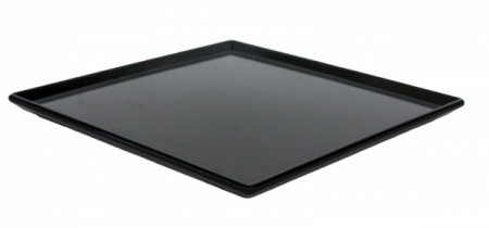 Platouri si boluri melamina - RAKI Platou, tava bufet melamina, 29x29xh1cm, negru