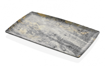 Platouri si boluri melamina - RAKI POLARI MARBLE Platou melamina GN 1/1 53x32,5cm