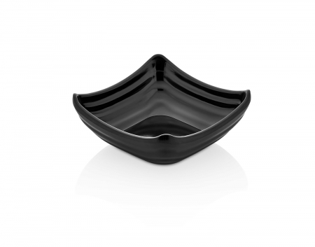 Platouri si boluri melamina - RAKI Ramekin melamina patrat, 11x11xh3,6cm, 100ml, negru