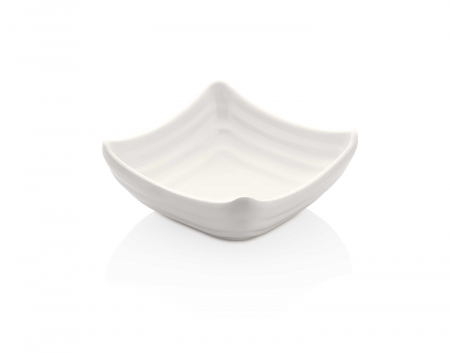Platouri si boluri melamina - RAKI Ramekin patrat melamina, 11x11xh3,6cm, 100ml, alb