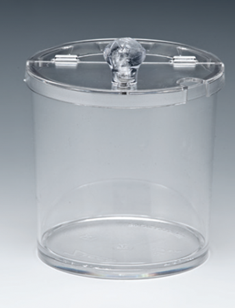 RAKI Recipient policarbonat rotund cu capac, 1,5l, D14xh13,5cm [1]