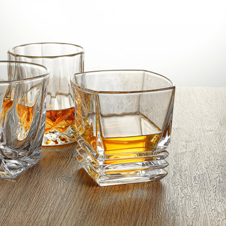 RAKI ROCK Set 6 pahare whisky, 250ml, D9xh9cm, din sticla [3]