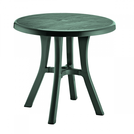 Produse - RAKI ROYAL Masa gradina plastic, D80xh73cm, verde, rotunda