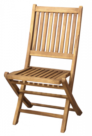 Produse - RAKI Scaun pliant din lemn de tec 45x63xh92cm cu finisaj natural (TLC 079)