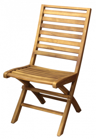 Produse - RAKI Scaun pliant din lemn de tec 62x46xh93cm cu finisaj natural (TLC 001-E)