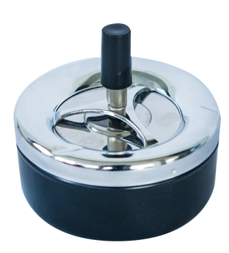 Produse - RAKI Scrumiera antivant cu buton, D10,5cm