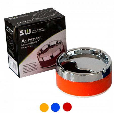 Produse - RAKI Scrumiera antivant inox 8,5xh4,9cm