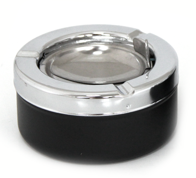 Produse - RAKI Scrumiera de exterior antivant 9xh4,5cm inox/plastic, neagra