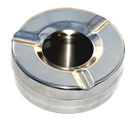 Produse - RAKI Scrumiera din inox cu capac 9,5x3cm