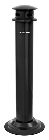 Cosuri de gunoi - RAKI Scrumiera exterioara stationara, neagra 35xh108cm