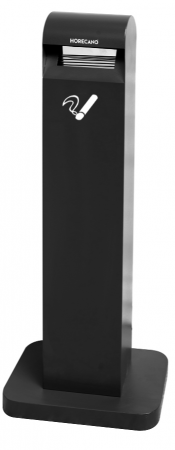 Cosuri de gunoi - RAKI Scrumiera exterioara stationara, neagra 40x26xh104cm