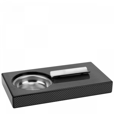 Produse - RAKI Scrumiera trabuc, 20x10xh2,5cm, aspect fibra de carbon