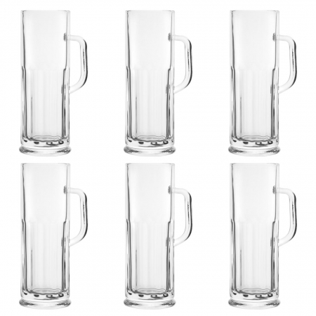 Old School - RAKI Set 6 halbe bere, 613ml, D7,7xh22,5cm, sticla