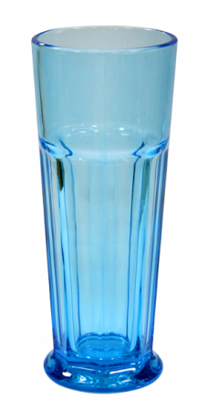 RAKI Set 6 pahare din sticla, 450ml, pentru cocktail, albastru [1]