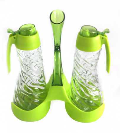 Servirea mesei - RAKI Set oliviera set 3 piese culoare mov, verde, rosu, galben, 2x275ml