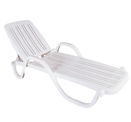 Sezlonguri - RAKI Sezlong cu brate 195x71,5xh45cm PVC