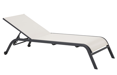 Produse - RAKI Sezlong metalic cu roti deplasare 197x70xh34cm reglabil 4 pozitii bej