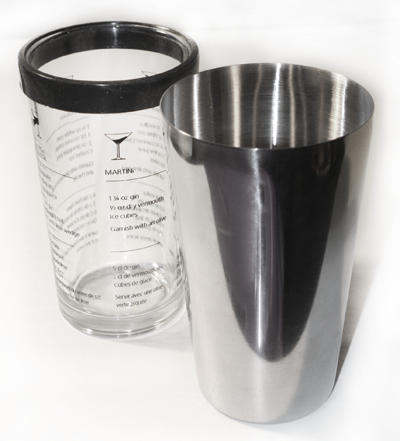 Shakere si accesorii cocktail si bar - RAKI Shaker Boston cu pahar 600ml
