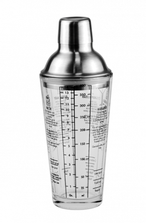 Shakere si accesorii cocktail si bar - RAKI Shaker din sticla 400ml