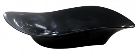 Produse - RAKI SHATK Bol melamina oval, 80x80x20,7cm prezentare bufet, negru