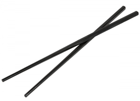 Servirea mesei - RAKI SHIBUI Betisoare chinezesti din melamina, 27cm, negre, 1 pereche