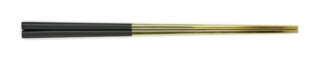 Servirea mesei - RAKI SHIBUI Betisoare japoneze, set de 2 bete, chopsticks, negru/auriu