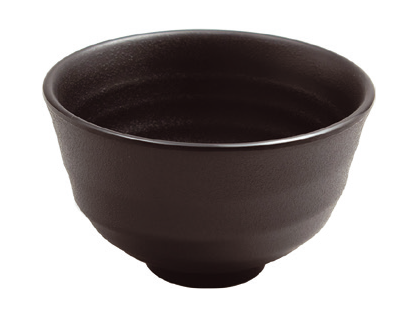Servirea mesei - RAKI SHIBUI Bol melamina D12,5xh7,5cm, negru
