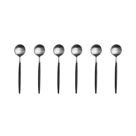 Servirea mesei - RAKI SHIBUI Set 6 linguri desert, din inox, 12,7cm